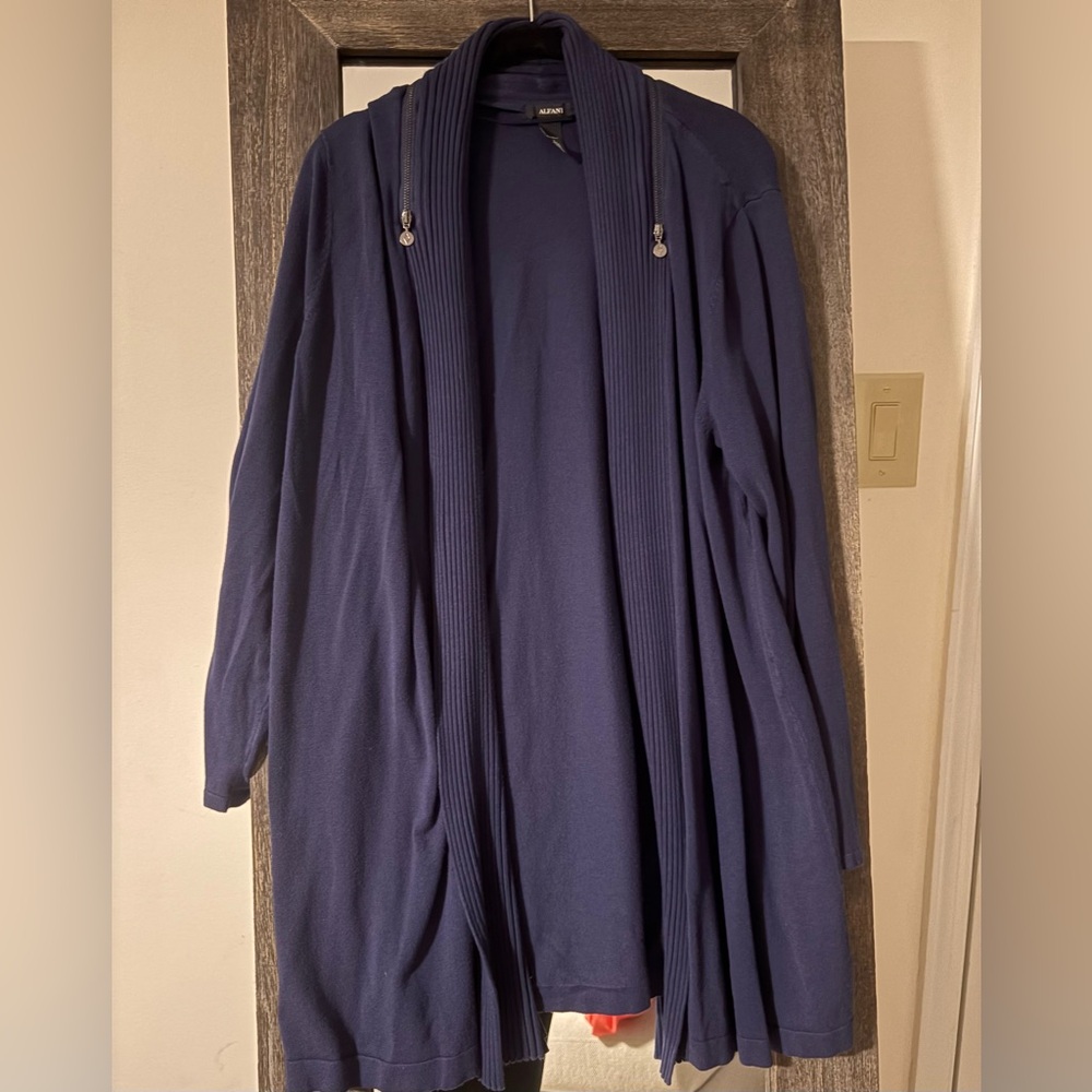 Alfani Women's Blue Cardigan Sweater